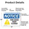 Signmission Fire Door Keep Closed OSHA Notice Sign, Aluminum, 14in W x 10in L, 2PK OS-2PACK-NS-A-1014-L-15661 - alternate 6